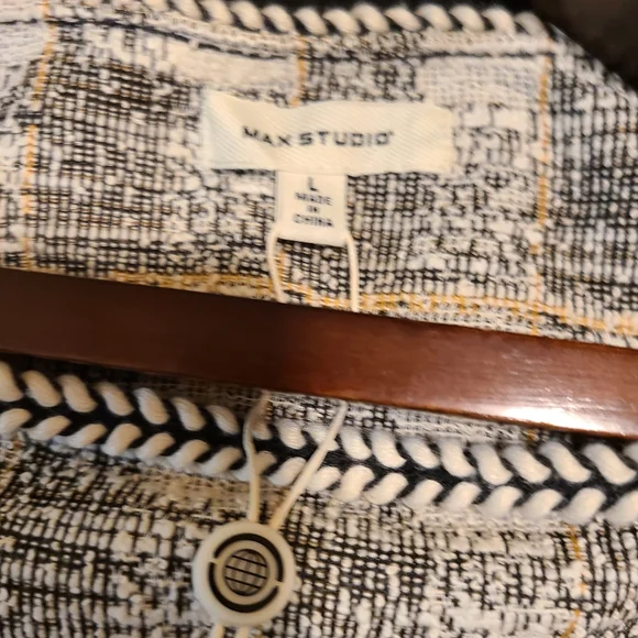 💥💥💥 HOT SALE Max Studio Dress Size Large Beige and Black Color Size Large - Picture 5 of 9